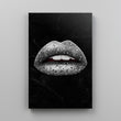 Load image into Gallery viewer, BANDANA LIPS - WHITE Canvas Wallivate