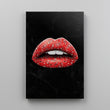 Load image into Gallery viewer, BANDANA LIPS - RED Canvas Wallivate
