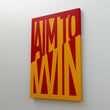 Load image into Gallery viewer, AIM TO WIN Canvas Wallivate 
