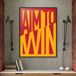 Load image into Gallery viewer, AIM TO WIN Canvas Wallivate 
