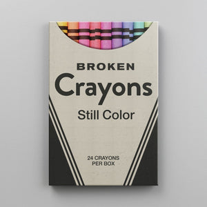 BROKEN CRAYONS Canvas Wallivate 