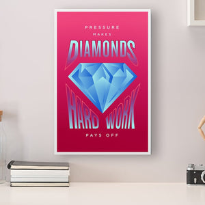 DIAMONDS Canvas Wallivate 