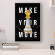 Load image into Gallery viewer, MAKE YOUR MOVE Canvas Wallivate 
