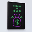 Load image into Gallery viewer, SECURE THE BAG Canvas Wallivate 
