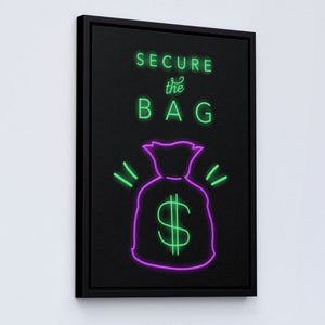 SECURE THE BAG Canvas Wallivate 