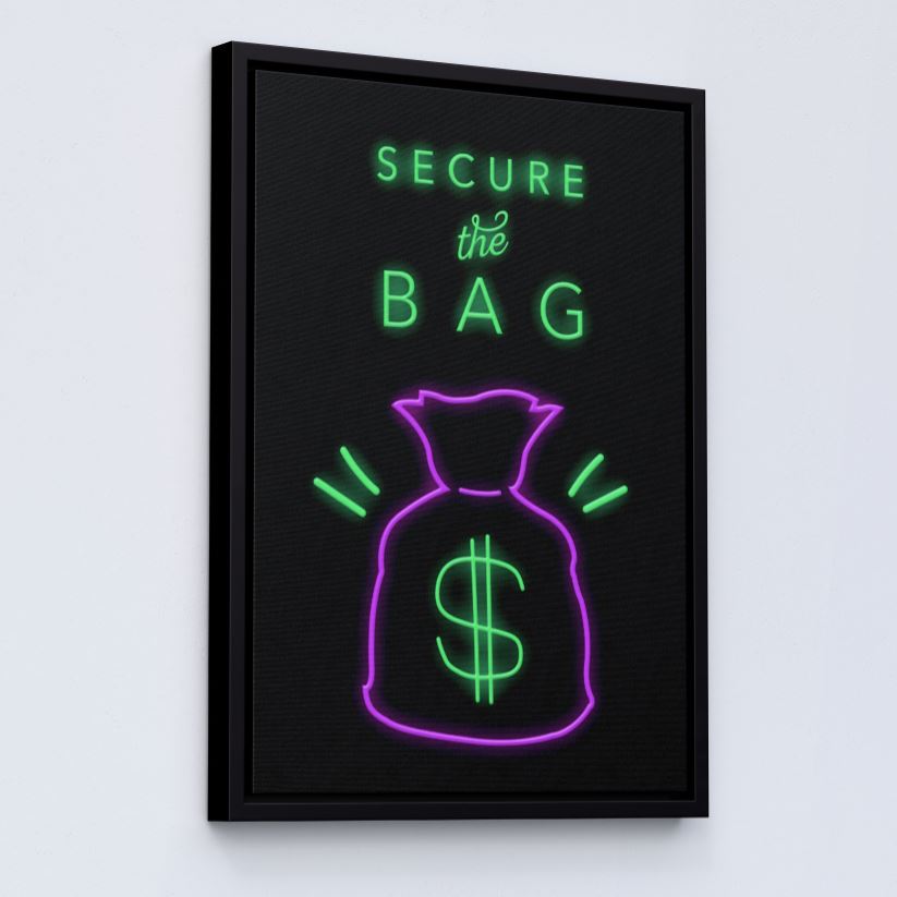 SECURE THE BAG Canvas Wallivate 
