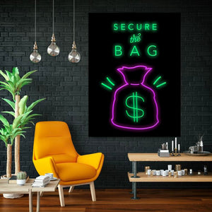 SECURE THE BAG Canvas Wallivate 