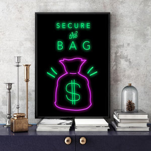 SECURE THE BAG Canvas Wallivate 