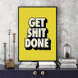 Load image into Gallery viewer, GET SH*T DONE Canvas Wallivate 
