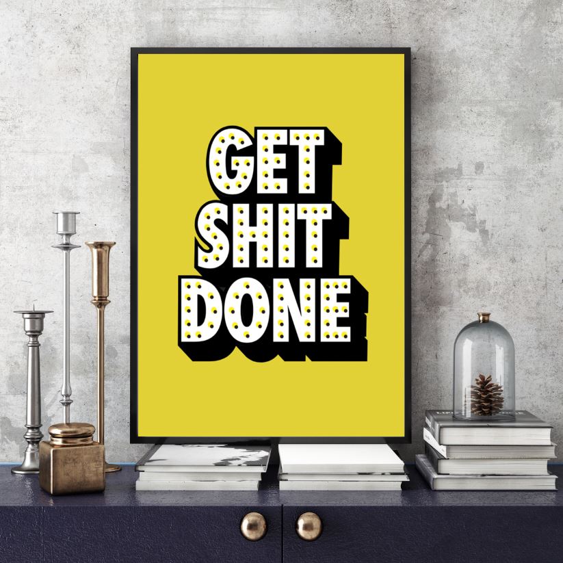 GET SH*T DONE Canvas Wallivate 