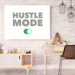 Load image into Gallery viewer, HUSTLE MODE Canvas Wallivate 
