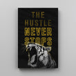 Load image into Gallery viewer, THE HUSTLE NEVER STOPS Canvas Wallivate 
