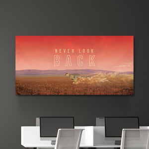 NEVER LOOK BACK Canvas Wallivate 