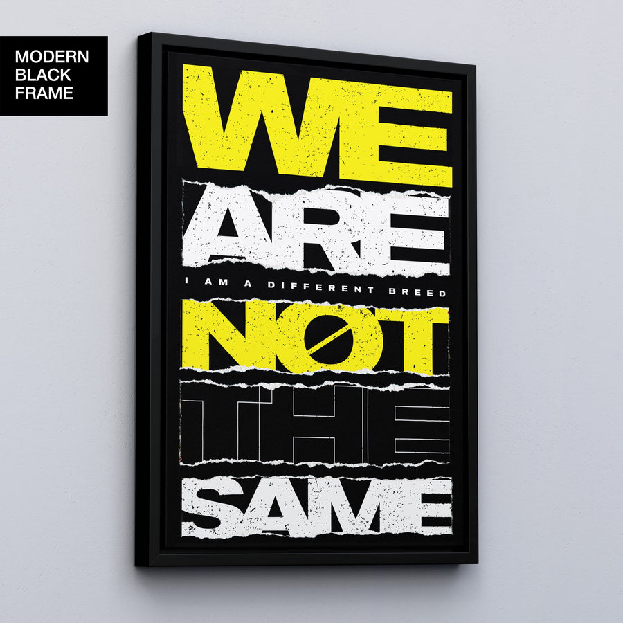 We Are Not The Same Canvas Wallivate 