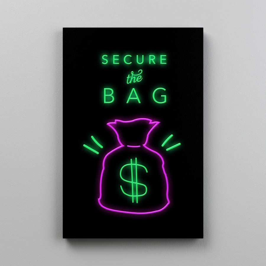 SECURE THE BAG Canvas Wallivate 
